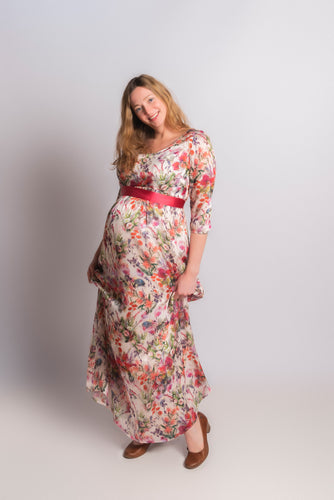Tiffany Rose - Lucy maternity maxi dress wildflower garden 36-38 & 42-44  | MILD zwangerschapsboetiek - zwangerschapskleding bij Mechelen