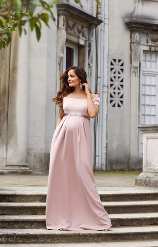 Tiffany Rose - Aria gown mellow rose pink  | MILD zwangerschapsboetiek - zwangerschapskleding bij Mechelen