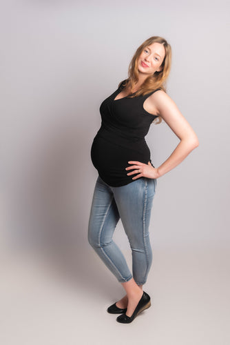Ripe Maternity - Isla ankle grazer jegging clean fade XS  | MILD zwangerschapsboetiek - zwangerschapskleding bij Mechelen