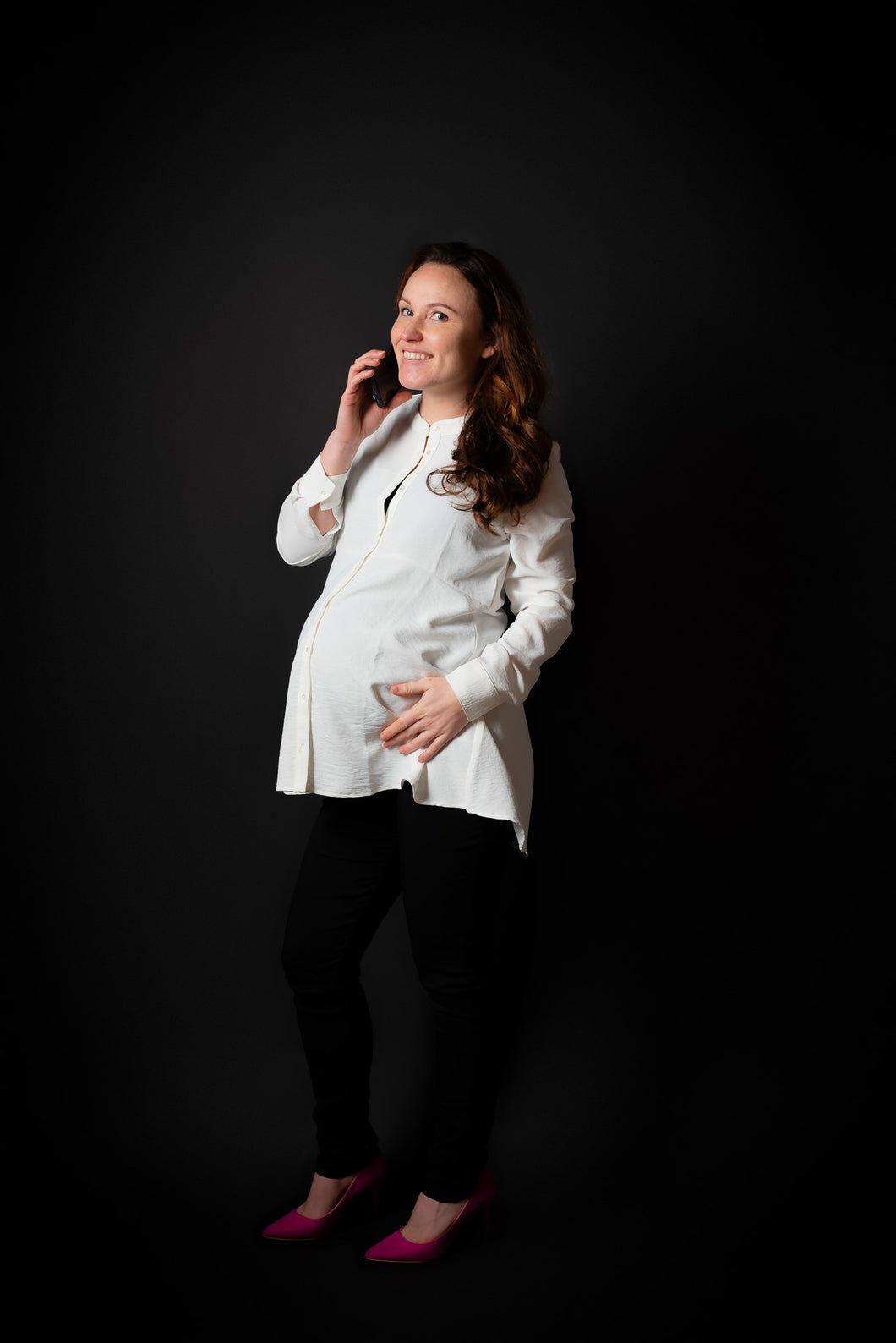 Ripe Maternity - Suzie super straight pant black  | MILD zwangerschapsboetiek - zwangerschapskleding bij Mechelen