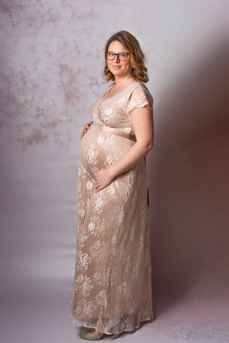 Tiffany Rose - Eden gown long blush  | MILD zwangerschapsboetiek - zwangerschapskleding bij Mechelen