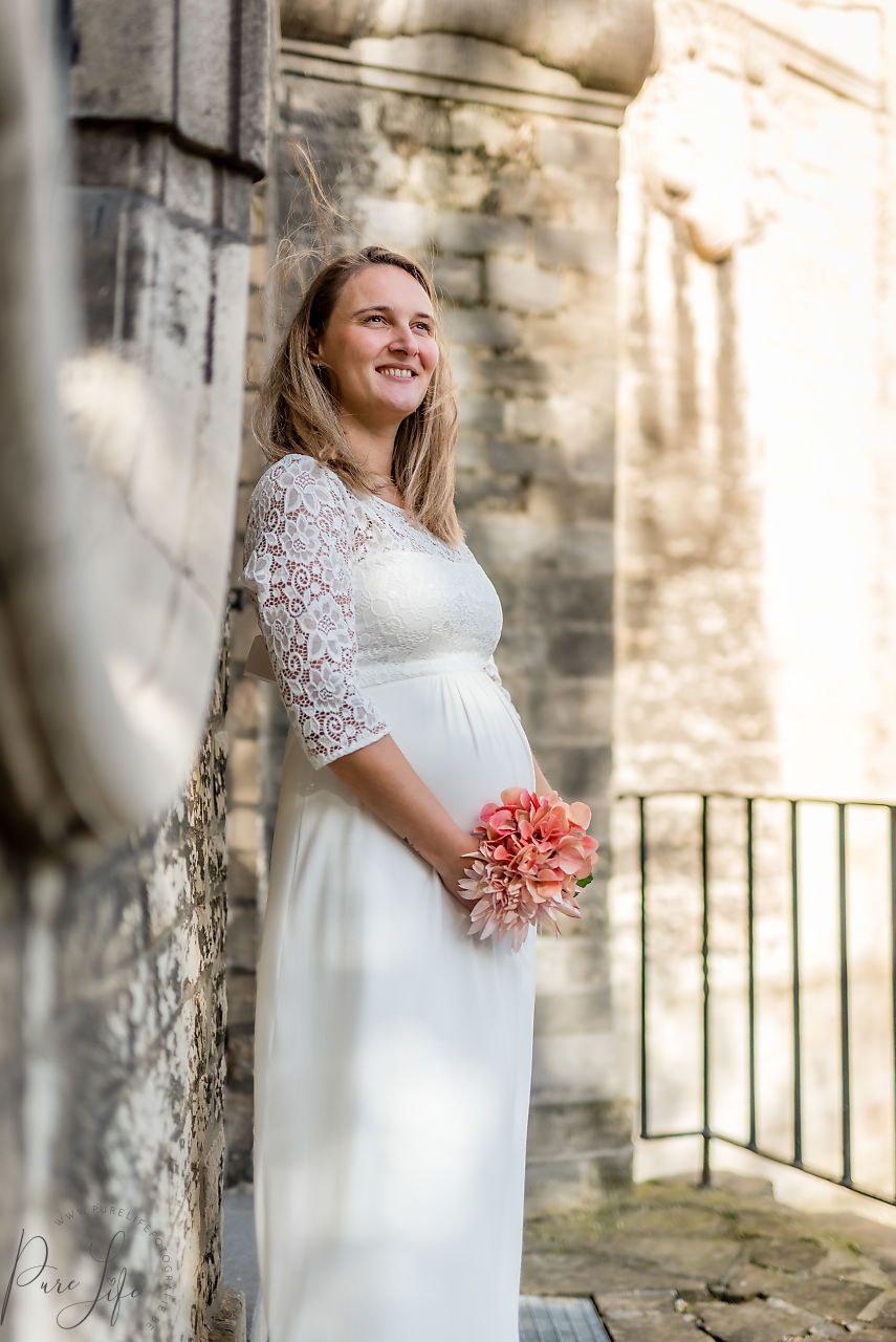 Tiffany Rose - Lucia gown ivory white  | MILD zwangerschapsboetiek - zwangerschapskleding bij Mechelen