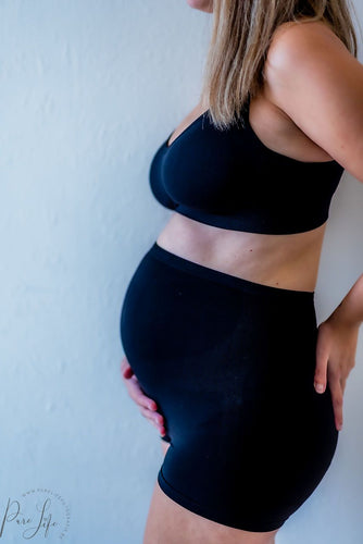 Mamsy - boxershort - zwart (shapewear effect)  | MILD zwangerschapsboetiek - zwangerschapskleding bij Mechelen