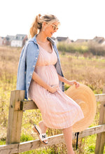 Afbeelding in Gallery-weergave laden, Tiffany Rose - Kimono dress Dotty pink 38-40  | MILD zwangerschapsboetiek - zwangerschapskleding bij Mechelen
